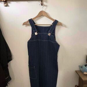 Denim Pinafore Dress